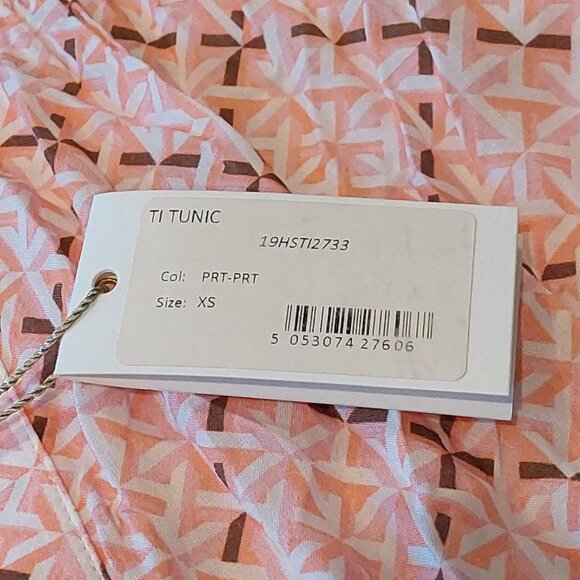 heidi klein Tybee Island Tunic Smock Waist Tiered Mini Dress Women's Size XS - Picture 9 of 13